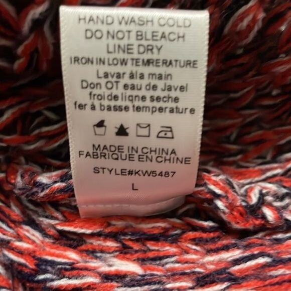 Greylin Anthropologie Multicolor Knit Sweater Size Large Fall Winter Pullover - Picture 8 of 8